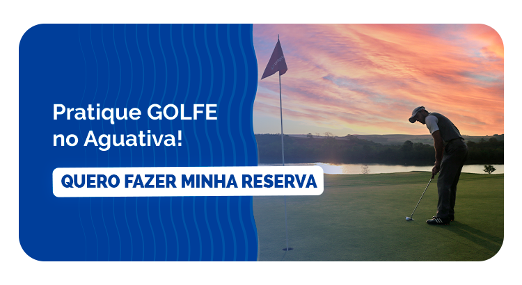 Faça a sua reserva e pratique golfe aqui no Aguativa!