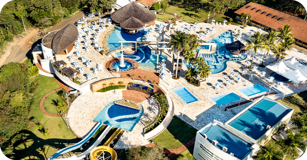 Complexo aquático Aguativa Golf Resort.